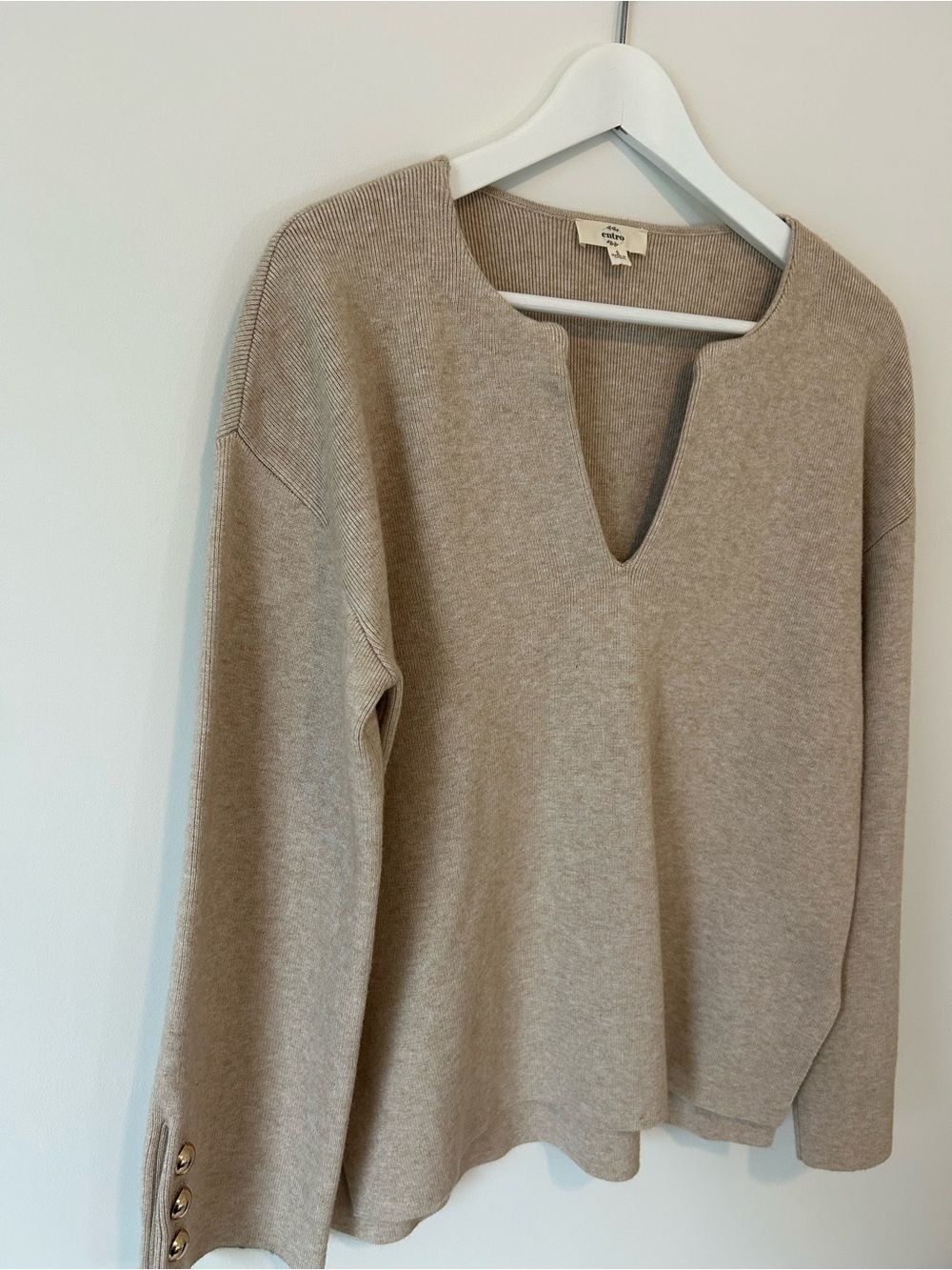 Minimalist Subtle Luxury Entro Anthropology Womens Sweater S